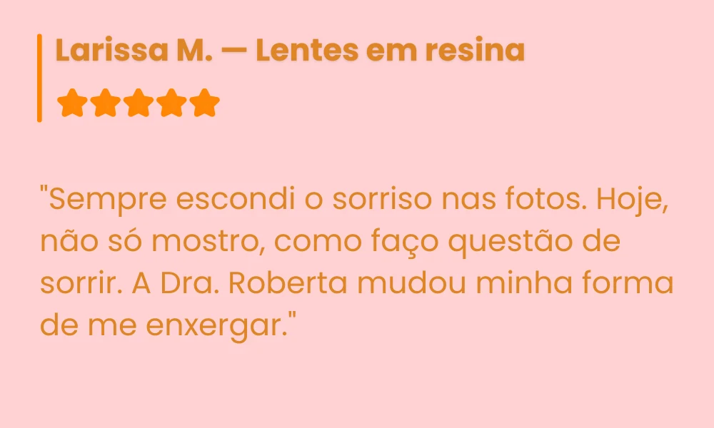 Depoimento de paciente 1